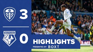 Highlights  Leeds United 30 Watford  Piroe scores again [upl. by Benny]