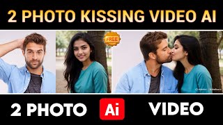 Ai kissing video generator  Kissing ai video editing  2 photo se kissing video kaise banaye [upl. by Seerdi712]