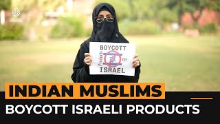 Muslim shops in India are boycotting Israeli products  Al Jazeera Newsfeed [upl. by Adnamor]