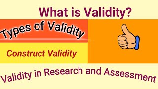 Unveiling the secrets of Construct Validity  Convergent and Discriminant Validity [upl. by Ffej]