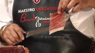 Eng Cutting Iberian ham [upl. by Zechariah211]