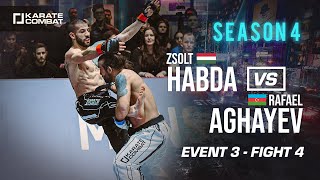 Karate Combat Season 4  Event 3 Rafael Aghayev vs Zsolt Habda [upl. by Wack]