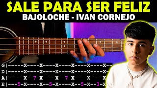 Sale Para Ser Feliz Ivan Cornejo  Tutorial Bajoloche  Adornos 🎸TABS [upl. by Norene]