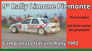 9° Rally Limone Piemonte 1992 Cunico contro il pronostico [upl. by Weikert]