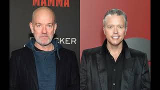 Watch Michael Stipe and Jason Isbell tell Doug Emhoff why they endorse Kamala Harris [upl. by Adran]