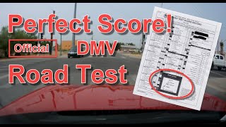 PERFECT SCORE  Official Behind the Wheel Road Test  Relax and Pass [upl. by Aushoj701]