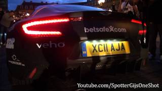 Aston Martin One77 LOUD revs at Gumball 3000 2011 [upl. by Bohs]