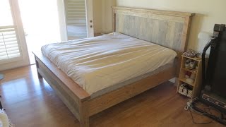 Farmhouse Style Kingsize Bed [upl. by Linden]