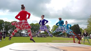 Highland Reel Scottish Dance competition during ther 2019 Oldmeldrum Sports amp Highland Games [upl. by Utica]