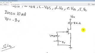 FET DC Biasing part1 [upl. by Eiznek]