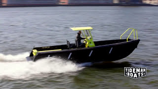 Tideman Boats indestructible HDPE workboats [upl. by Ydoow]