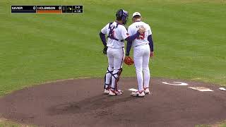 Xavier vs 10 Clemson  FULL Game  NCAA Baseball 02192024 [upl. by Ahsenyl80]