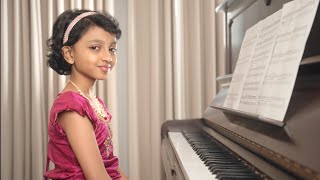 Ameya performs Aga Naga from Ponniyin Selvan Part2 on the Piano  Download Free Sheet Music [upl. by Nyraa487]