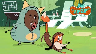 Chasing after Sams tail  Zip Zip English  Full Episodes  3H  S1  Cartoon for teens [upl. by Rehpotsirhk739]