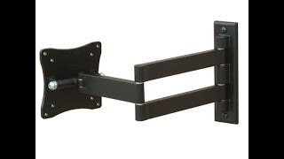 309015BK  FullMotion TV Wall Mount 13quot27quot Screens [upl. by Burrill]