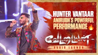 Anirudhs PowerPacked Hunter Performance  Vettaiyan Audio Launch  Rajinikanth  Sun TV [upl. by Eenor952]