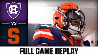 Holy Cross vs Syracuse Full Game Replay  2024 ACC Football [upl. by Luanne]