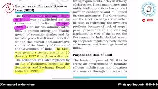 SEBI  NCERT  class 12  Business Studies  Financial Market  L4 [upl. by Wan]