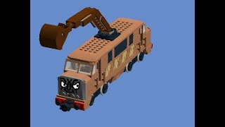 How To Build Lego Diesel 10 BoBo Thomas amp The Magic Railroad 🇬🇧 [upl. by Nawad]