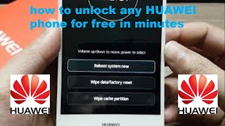 comment débloquer un téléphone HUAWEI gratuitement [upl. by Ostraw]