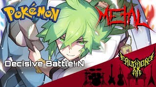 Pokémon Black amp White  Decisive Battle N 【Intense Symphonic Metal Cover】 [upl. by Alolomo]