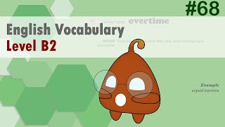 English Vocabulary Simplified B2 Level for Intermediate Learners 68 [upl. by Myke]