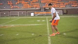 Clemson QB DJ Uiagalelei Putting in Work following Boston College Victory [upl. by Hgielrak]