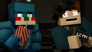 DanTDM FNaF VR Help Wanted Minecraft Funny Moments Animation [upl. by Anerbas]