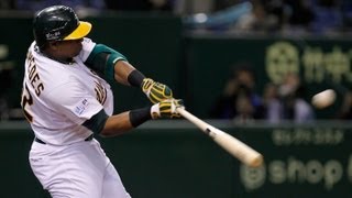 Yoenis Cespedes 2012 Highlights [upl. by Eeruhs]