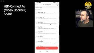 HIK Connect APP Video Doorbell Device share [upl. by Inot]