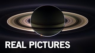 What NASA Photographed on Saturn  Actual Images [upl. by Elleral413]