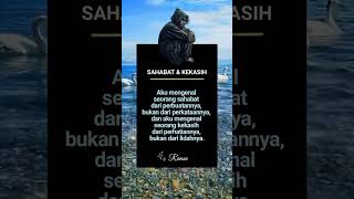 Sahabat amp Kekasih katakatabijak motivasidiri quotes shorts [upl. by Maples893]