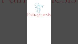 Stages Of Pathogenesis 🦠pathology pathogenesis nursingstudent biology medical hospital [upl. by Angie]