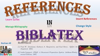 Learn LaTeX  How to use BibLaTeX for reference management  Tutorial 7 [upl. by Oiramed]