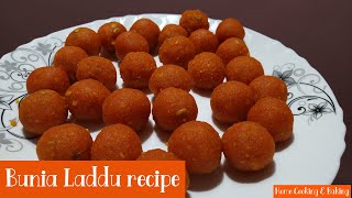 Bunia Laddu recipe  How to make Bunia Laddu from Boot Dal  Homemade [upl. by Ronile]