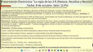 Proyecto Power Point  La Regla de las 3 R [upl. by Cimah]