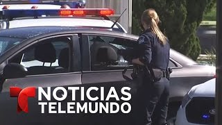 Conductora embiste contra policías en Washington  Noticiero  Noticias Telemundo [upl. by Tadd]