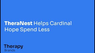 Client Testimonial TheraNest Helps Cardinal Hope Counseling Spend Less  Therapy Brands [upl. by Rogozen]