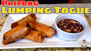 How to cook Pritong Lumpiang Gulay Togue  Fried Vegetable Springrolls Eng sub  AnianaTV [upl. by Licastro]