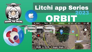 How to tutorial Litchi app Orbit DJI Mini 2 shaunthedrone [upl. by Bogey]