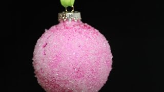 Epsom Salt Ornament Tutorial [upl. by Reede]