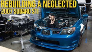 2007 Subaru WRX STI Rebuild Building the Engine [upl. by Atoiyanap]