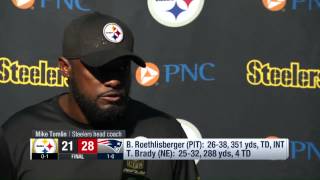 Mike Tomlin on Headset Difficulties During Steelers vs Patriots Game Week 1  NFL [upl. by Banwell]