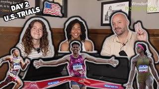 Highlights from Day 1 at the US Olympic Track amp Field Trials FloTrack Podcast [upl. by Triley]