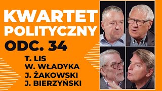 KWARTET POLITYCZNY  Tomasz Lis Wiesław Władyka Jakub Bierzyński Jacek Żakowski odc 34 [upl. by Tyler]