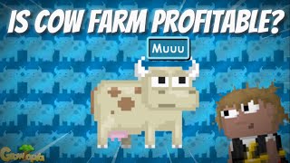 Is COW FARM Profitable DAILY 20WL  Growtopia [upl. by Pet478]