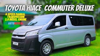 FULL REVIEW OF TOYOTA HIACE COMMUTER DELUXE  NEW FACE NEW LOOK [upl. by Reider341]