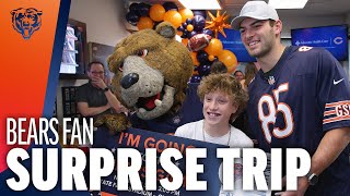 Bears superfan gets surprise of a lifetime  Chicago Bears [upl. by Nilre]