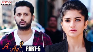 A AA 2 Hindi Dubbed Movie Part 5  Nithiin Megha Akash Ashu Reddy  Aditya Movies [upl. by Diella]