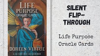 Life Purpose Oracle Cards  Silent FlipThrough [upl. by Tenahs]